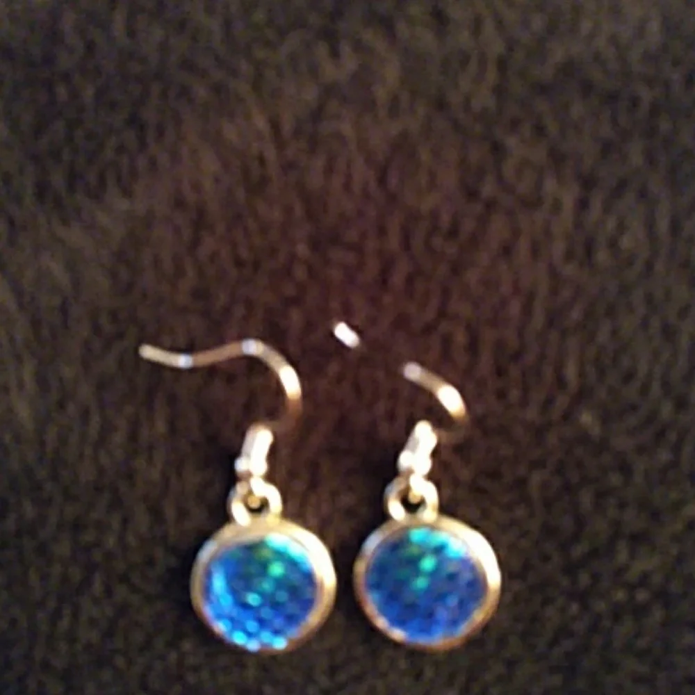 New - Earrings - fish scales - mermaid